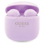 GUESS BLUETOOTH HEADPHONES GUTWST26PSU TWS + PURPLE CLASSIC EST LOGO DOCKING STATION