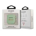 GUESS GUA2LSCHSN AIRPODS 1/2 COVER GREEN/GREEN SILICONE CHARM HEART COLLECTION