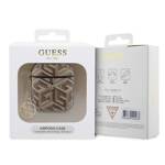 GUESS GUA2PGCE4CW AIRPODS 1/2 COVER BROWN/BROWN GCUBE CHARM