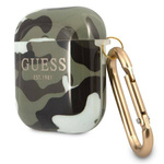 GUESS GUA2UCAMA AIRPODS 1/2 COVER GREEN/KHAKI CAMO COLLECTION