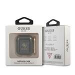 GUESS GUA2UCG4GK AIRPODS 1/2 COVER BLACK/BLACK GLITTER COLLECTION