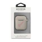 GUESS GUACA2LSVSGP AIRPODS 1/2 COVER GRAY PINK/GRAY PINK SILICONE VINTAGE