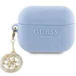 GUESS GUAP23DSLGHDB AIRPODS PRO 2 (2022/2023) BLUE/BLUE 3D RUBBER 4G DIAMOND CHARM