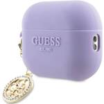 GUESS GUAP23DSLGHDU AIRPODS PRO 2 (2022/2023) COVER PURPUROWY/PURPLE 3D RUBBER 4G DIAMOND CHARM