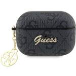 GUESS GUAP2G4GSMK AIRPODS PRO 2 (2022/2023) COVER CZARNY/BLACK 4G CHARM COLLECTION