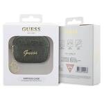 GUESS GUAP2GLGSHA AIRPODS PRO 2 (2022/2023) COVER GREEN/KAKI GLITTER FLAKE 4G CHARM