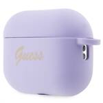 GUESS GUAP2LSCHSCHS AIRPODS PRO 2 (2022/2023) COVER PURPUROWY/PURPLE SILICONE CHARM HEART COLLECTION