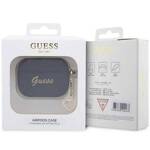 GUESS GUAP2LSCHSK AIRPODS PRO 2 (2022/2023) COVER BLACK/BLACK SILICONE CHARM HEART COLLECTION