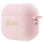 GUESS GUAP2LSCHSP AIRPODS PRO 2 (2022/2023) COVER PINK/PINK SILICONE CHARM HEART COLLECTION