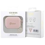 GUESS GUAP2LSCHSP AIRPODS PRO 2 (2022/2023) COVER PINK/PINK SILICONE CHARM HEART COLLECTION