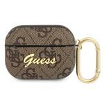 GUESS GUAP4GSMW AIRPODS PRO COVER BRONZE/BROWN 4G SCRIPT METAL COLLECTION