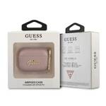 GUESS GUAPSASMP AIRPODS PRO COVER PINK/PINK SAFFIANO SCRIPT METAL COLLECTION