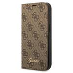 GUESS GUBKP14LHG4SHW IPHONE 14 PRO 6.1 "BROWN/BROWN BOOK 4G VINTAGE GOLD LOGO