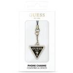 GUESS GUCPMTDCK PHONE STRAP TRIANGLE DIAMOND CHARM WITH RHINESTONES PENDANT