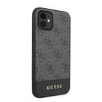 GUESS GUHCN61G4GGRIG IPHONE 11 6.1 " / XR GRAY / GRAY HARD CASE 4G STRIPE COLLECTION