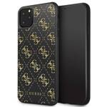 GUESS GUHCN654GGPBK IPHONE 11 PRO MAX BLACK/BLACK HARD CASE 4G DOUBLE LAYER GLITTER