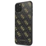 GUESS GUHCN654GGPBK IPHONE 11 PRO MAX BLACK/BLACK HARD CASE 4G DOUBLE LAYER GLITTER