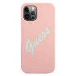 GUESS GUHCP12LLSVSPG IPHONE 12 PRO MAX 6.7 "PINK GREEN/GREEN PINK HARDCASE SILICONE VINTAGE