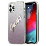 GUESS GUHCP12LPCIGLSPI IPHONE 12 PRO MAX 6.7 "PINK/PINK HARDCASE GLITTER GRADIENT SCRIPT