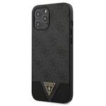 GUESS GUHCP12LPU4GHBK IPHONE 12 PRO MAX 6.7 "GRAY/GRAY HARDCASE 4G TRIANGLE COLLECTION