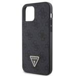 GUESS GUHCP12MP4TDSCPK IPHONE 12/12 PRO 6.1 "BLACK / BLACK HARDCASE CROSSBODY 4G METAL LOGO