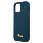 GUESS GUHCP12SLSLMGBL IPHONE 12 MINI 5.4 "BLUE/BLUE HARDCASE METAL LOGO SCRIPT