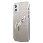 GUESS GUHCP12SPCGLSGO IPHONE 12 MINI 5.4 "GOLD/GOLD HARDCASE GLITTER GRADIENT SCRIPT