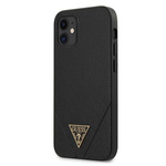 GUESS GUHCP12SVSATMLBK IPHONE 12 MINI 5.4 "BLACK/BLACK HARDCASE SAFFIANO