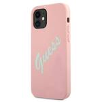 GUESS GUHCP12SVSPG IPHONE 12 MINI 5.4 "PINK GREEN/GREEN PINK HARDCASE SILICONE VINTAGE