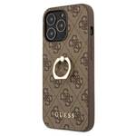 GUESS GUHCP13L4GRBRBON IPHONE 13 PRO / 13 6.1 "BRONZE / BROWN HARDCASE 4G WITH RING STANDARD