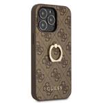 GUESS GUHCP13L4GRBRBON IPHONE 13 PRO / 13 6.1 "BRONZE / BROWN HARDCASE 4G WITH RING STANDARD