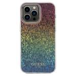 GUESS GUHCP13LHDECMI IPHONE 13 PRO / 13 MULTI -COLORED HARDCASE IML FACETED MIRROR DISCO IRIDESCENT