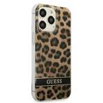 GUESS GUHCP13LHSLEOW IPHONE 13 PRO / 13 6.1 "BROWN / BROWN HARDCASE LEOPARD