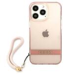 GUESS GUHCP13LHTSGSPP IPHONE 13 PRO / 13 6.1 "PINK / PINK HARDCASE TRANSLUENT STAP