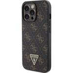 GUESS GUHCP13LPG4GPK IPHONE 13 PRO / 13 6.1 "BLACK / BLACK HARDCASE 4G TRIANGLE METAL LOGO