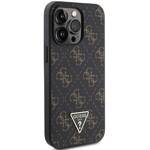 GUESS GUHCP13LPG4GPK IPHONE 13 PRO / 13 6.1 "BLACK / BLACK HARDCASE 4G TRIANGLE METAL LOGO