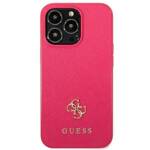 GUESS GUHCP13LPS4MF IPHONE 13 PRO / 13 6.1 "PINK / PINK HARDCASE SAFFIANO 4G SMALL METAL LOGO