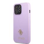 GUESS GUHCP13LPS4MU IPHONE 13 PRO / 13 6.1 "PURPLE / PURPLE HARDCASE SAFFIANO 4G SMALL METAL LOGO