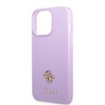 GUESS GUHCP13LPS4MU IPHONE 13 PRO / 13 6.1 "PURPLE / PURPLE HARDCASE SAFFIANO 4G SMALL METAL LOGO