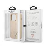 GUESS GUHCP13LPSATLE IPHONE 13 PRO / 13 6.1 "BEIGE / BEIGE HARDCASE SAFFIANOTRIANGLE LOGO