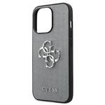 GUESS GUHCP13LS4GSGR IPHONE 13 PRO / 13 6.1 "GRAY / GRAY HARDCASE SAFFIANO 4G METAL LOGO