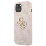 GUESS GUHCP13M4GGGPI IPHONE 13/14/15 6.1 "PINK / PINK HARDCASE 4G BIG METAL LOGO