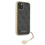 GUESS GUHCP13MGF4G4G IPHONE 13/14/15 6.1 "GRAY / GRAY HARDCASE 4G CHARMS COLLECTION