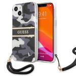 GUESS GUHCP13MKCBBK IPHONE 13/14/15 6.1 "BLACK / BLACK HARDCASE CAMO STRAP COLLECTION