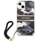 GUESS GUHCP13MKCBBK IPHONE 13/14/15 6.1 "BLACK / BLACK HARDCASE CAMO STRAP COLLECTION