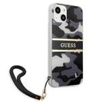 GUESS GUHCP13MKCBBK IPHONE 13/14/15 6.1 "BLACK / BLACK HARDCASE CAMO STRAP COLLECTION