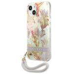 GUESS GUHCP13SHFLSU IPHONE 13 MINI 5.4 "PURPLE/PURPLE HARDCASE FLOWER STAP