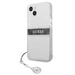 GUESS GUHCP13SKB4G4G IPHONE 13 MINI 5.4 "BANNER HARDCASE 4G GRAY STAP CHARM