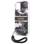 GUESS GUHCP13SKCBBK IPHONE 13 MINI 5.4 "BLACK/BLACK HARDCASE CAMO STRAP COLLECTION