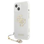 GUESS GUHCP13SKS4GGO IPHONE 13 MINI 5.4 "TRANSPARENT HARDCASE 4G GOLD CHARMS COLLECTION